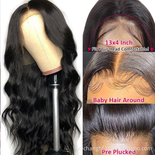 New Arrival Top Grade 13x6 Hd Transparent Lace Front Wig Wholesale 100% Cuticle Aligned Brazilian Human Hair Frontal Lace Wigs